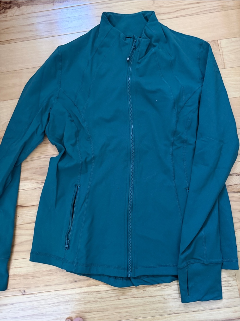 90 Degree by Reflex Women's Zip Jacket dark green Size Large